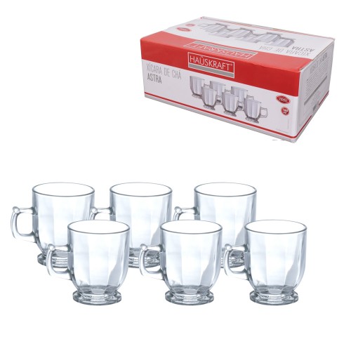 Xicara cha astra 160ml 6pc