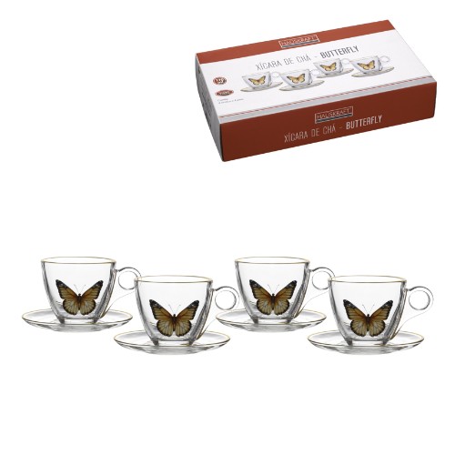 Xicara cha p butterfly 170ml4p