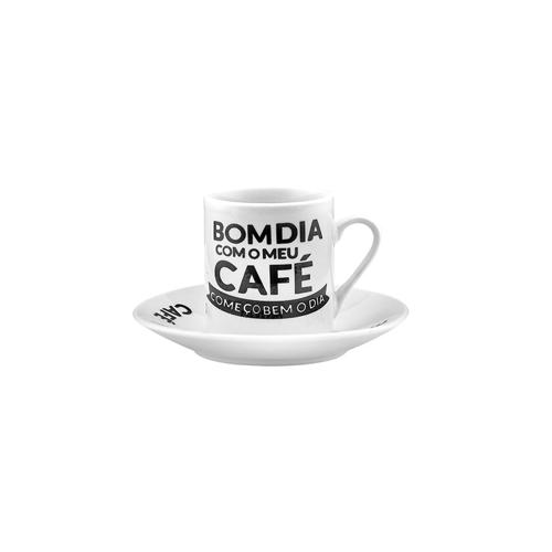 Xicara cafe escrita 80ml 6pc