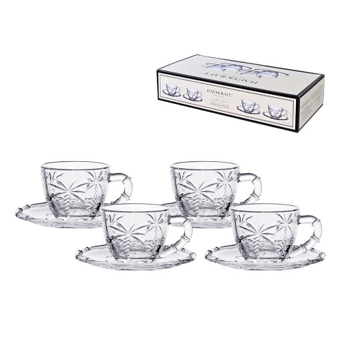 Xicara cafe p tran tr 100ml 4p