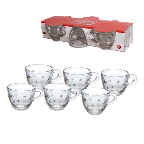 Xicara cafe honey 80ml 6pc