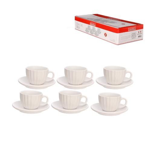 Xicara cafe p bella br 90ml 6p