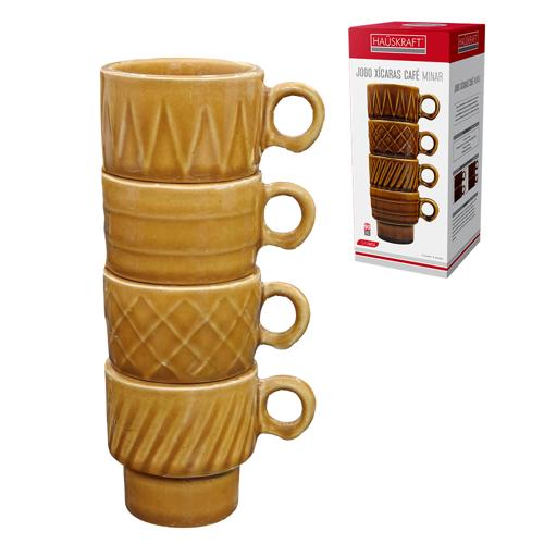 Xicara cafe minar te 90ml 4pc