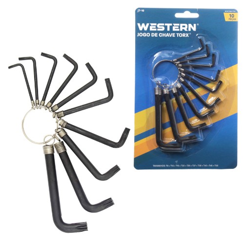 Chave torx t9 a t50 10pc