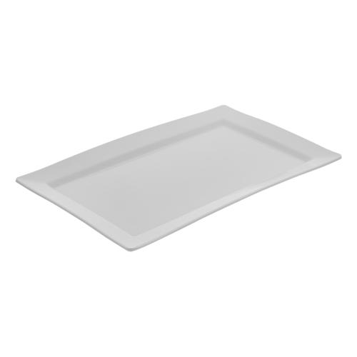 Travessa Retangular De Melamina Branca 43cm - Hauskraft