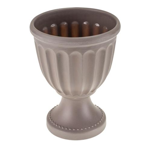 Vaso De Melamina Tulipa Chumbo 15cm - Hauskraft