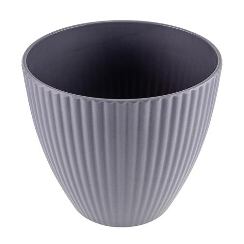 Vaso De Melamina Amarilis Cinza 15cm - Hauskraft