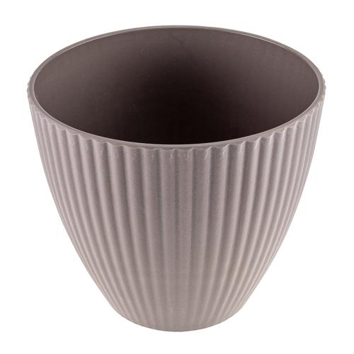 Vaso De Melamina Amarilis Chumbo 15cm - Hauskraft