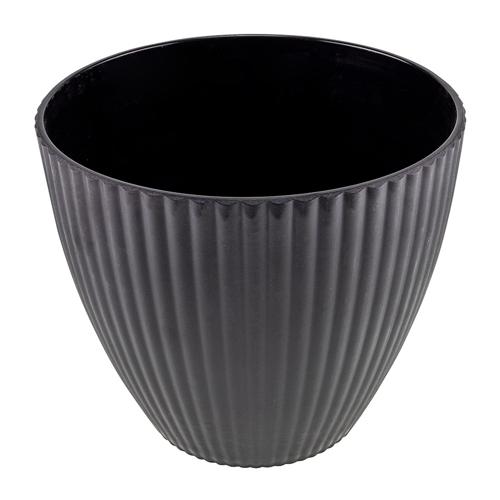 Vaso De Melamina Amarilis Preto 16,5cm - Hauskraft