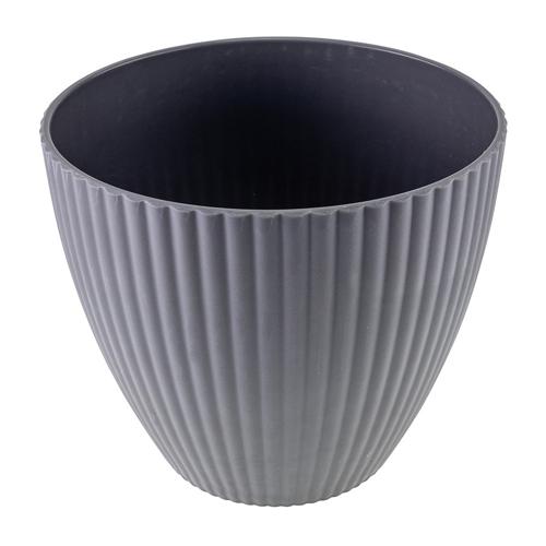 Vaso De Melamina Amarilis Cinza 16,5cm - Hauskraft