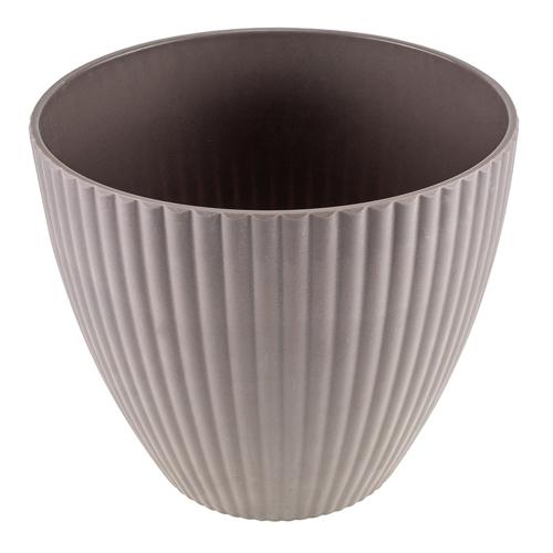 Vaso De Melamina Amarilis Chumbo 16,5cm - Hauskraft