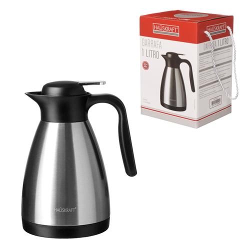 Garrafa term 1.0l inox s/ ampo