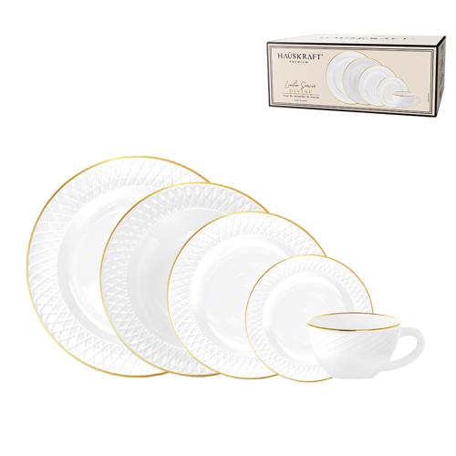 Aparelho jantar di opal gd 20p