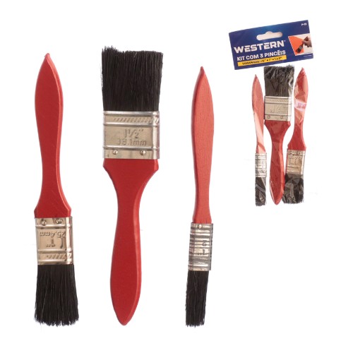 Pincel pintura 3pc