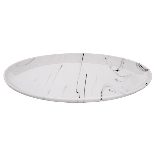Travessa oval marble 40cm