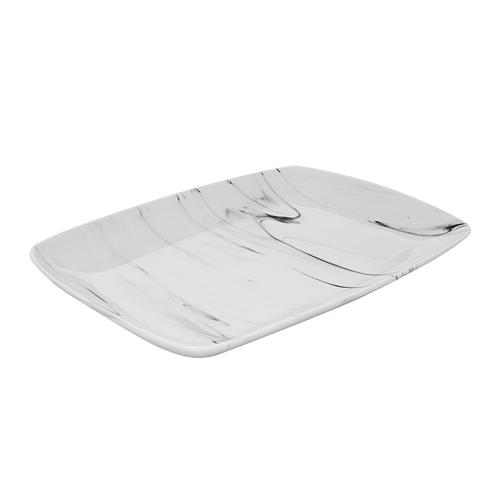 Travessa retangu marble 30cm