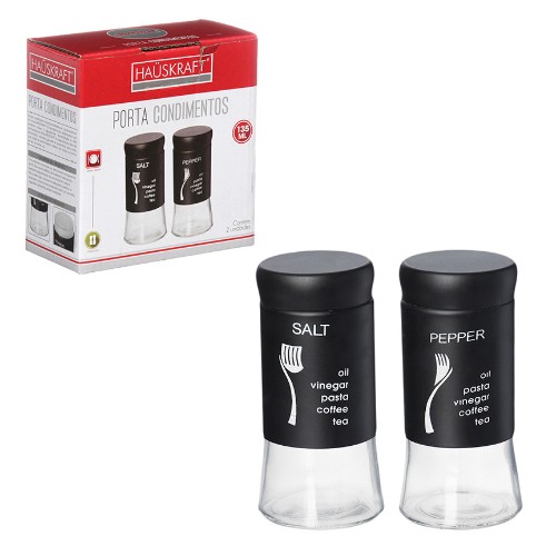 Porta condim 2pcs pt