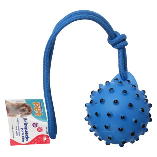 Brinq cao corda bola