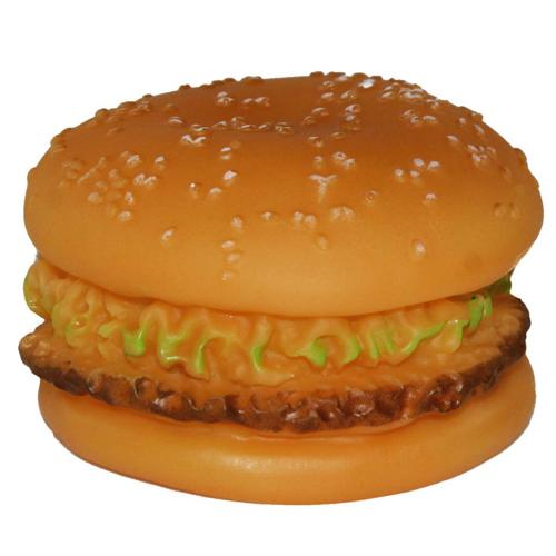 Brinq cao hamburguer 8cm