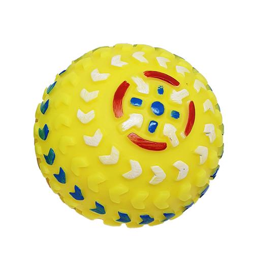 Brinq cao bola  c textura 12cm