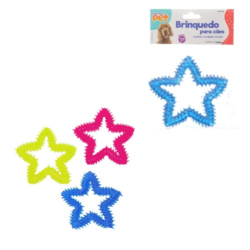 Brinq cao mordedor estrela