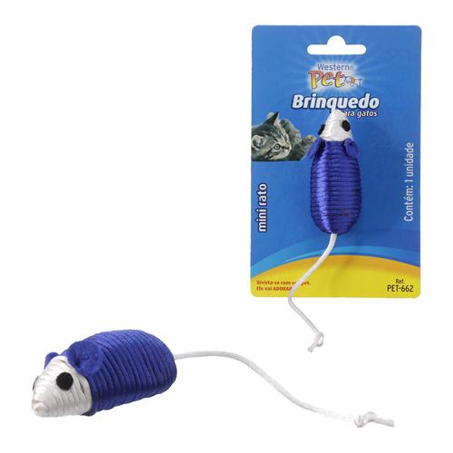 Brinq gato mini rato fio