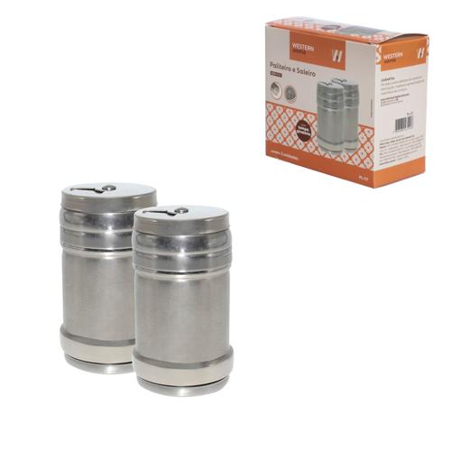 Paliteiro e saleiro 2pc