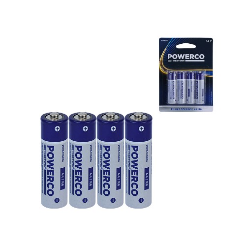 Pilha comum aa 4pc