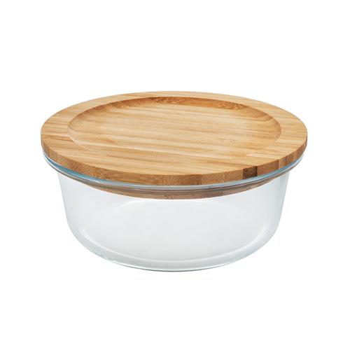 Pote herm c/ tampa bambu 630ml