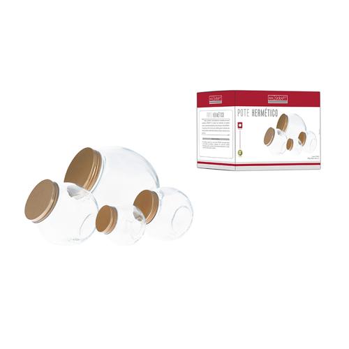 Pote hermetico rg 4pcs