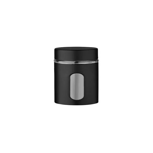 Pote De Vidro E Inox Com Visor Preto 600 ml - Hauskraft