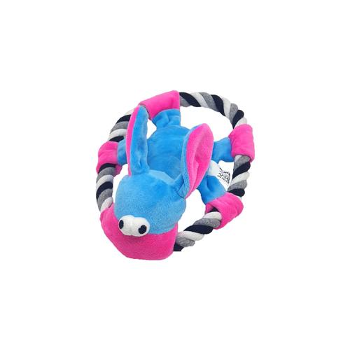 Brinq cao peluc corda burro