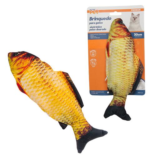 Brinq elet peixe dourado usb