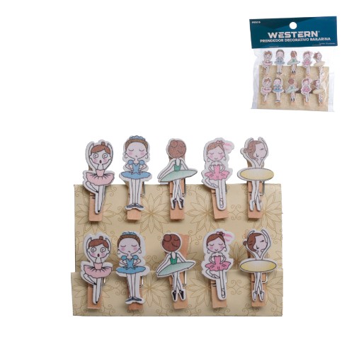Prendedor dec bailari md 10pc