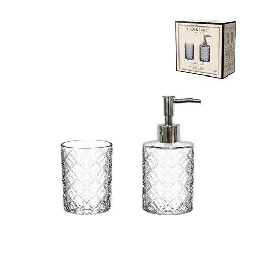 Kit banheiro vitrale pr 2pc