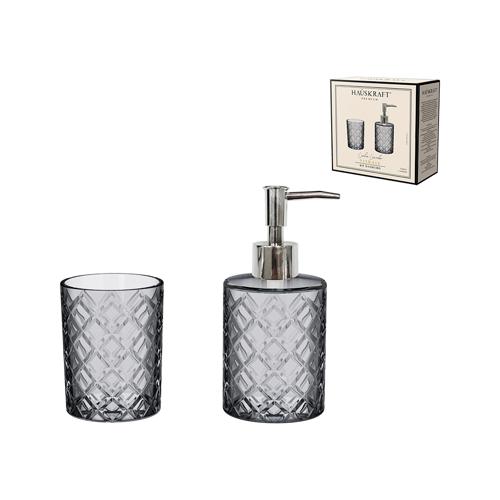 Kit banheiro vitrale pt 2pc