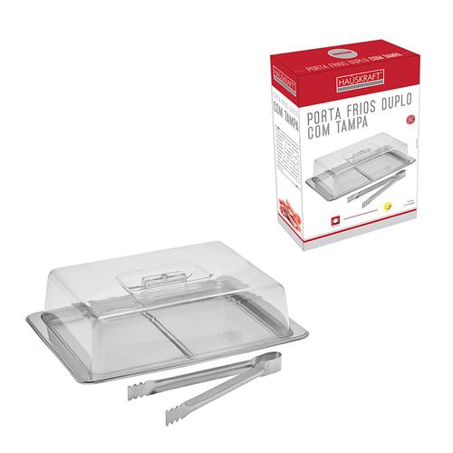 Porta Frios Duplo Com Tampa 23 x 17 cm– Hauskraft