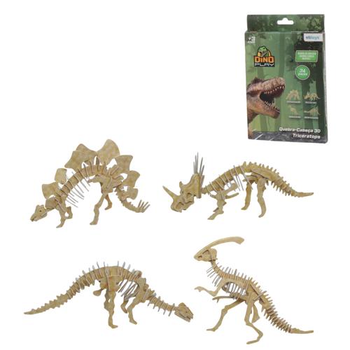 Quebra cabeca esqueleto dino