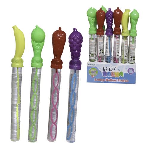 Lanca bolhas frutas display