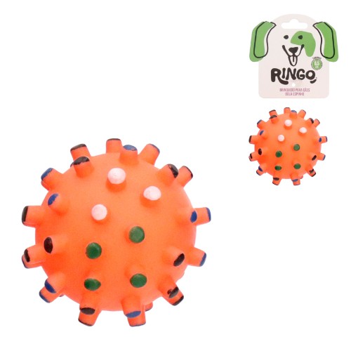 Brinq cao bola espinho 6.5cm