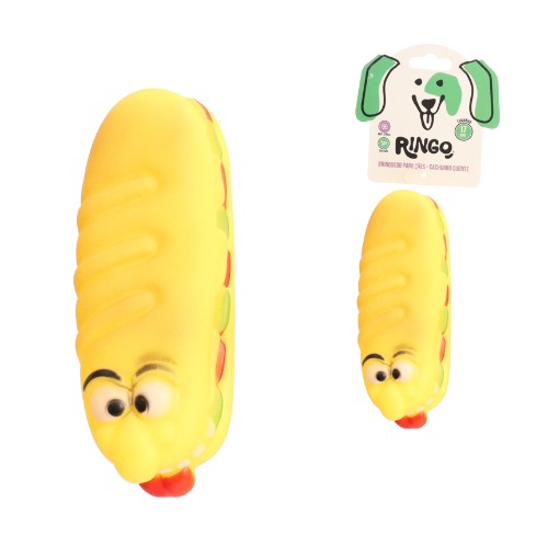 Brinq cao cachorro quente 17cm