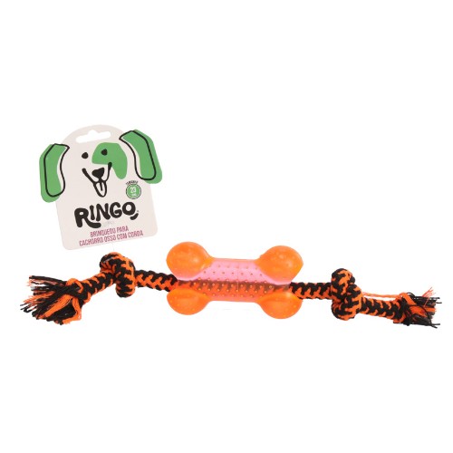 Brinq cao osso corda 23cm