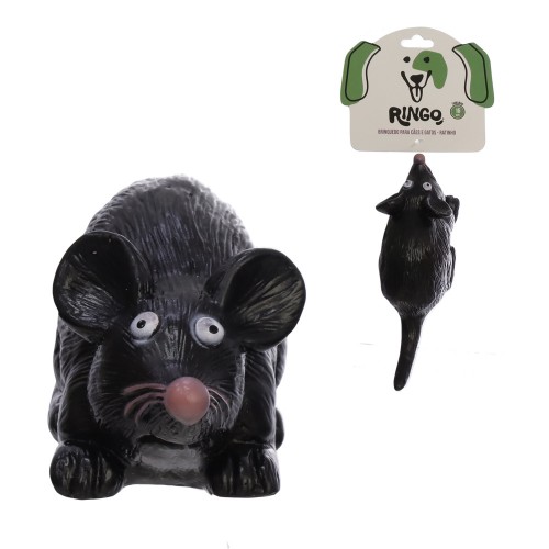 Brinq cao gato modelo rat 16cm