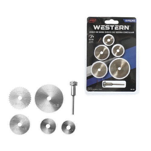 Mini disco serra circular 6pc