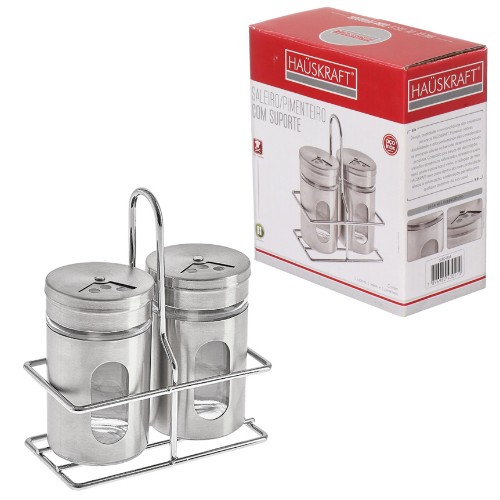 Saleiro/piment c sup inox 3pcs