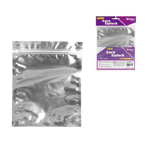 Saco ziplock 20x30cm jg 3pc