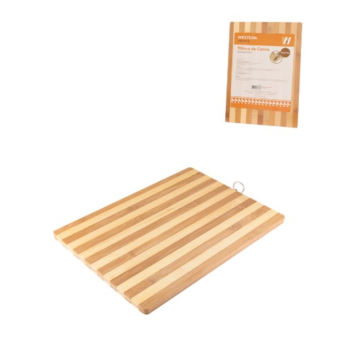 Tabua corte bambu 34x24cm