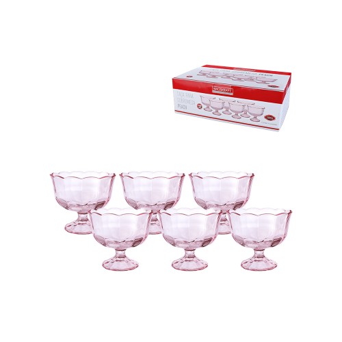 Taca s/mesa peach rs 410ml 6pc