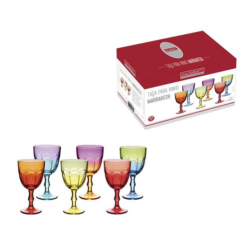 Taca vinho marrak cl 270ml 6pc