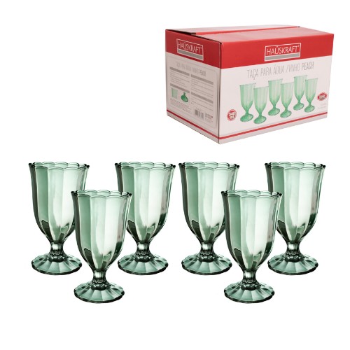 Taca ag/vi peach vd 340ml 6pc